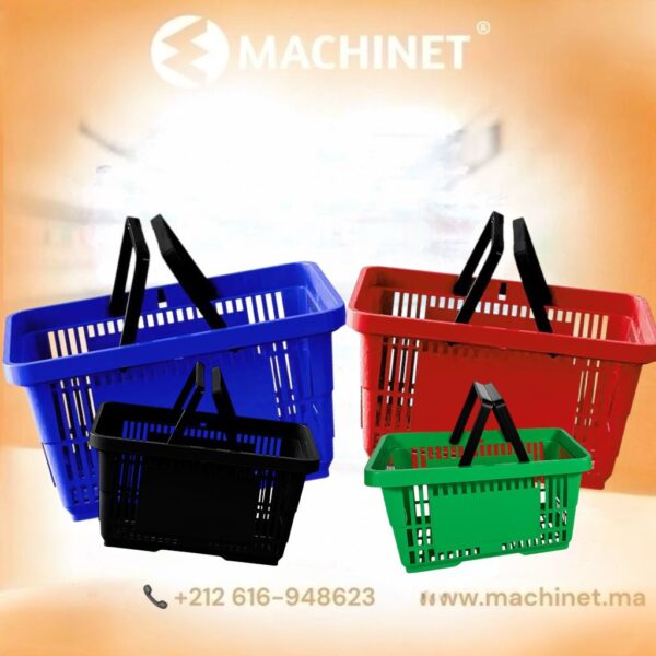 Panier 22L/28L – Noir / Rouge / Vert / Bleu